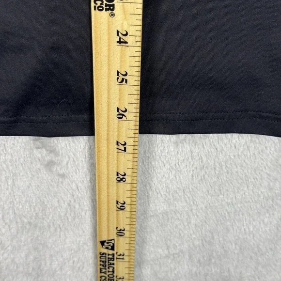 TRR Woman's Golf Activewear Short Sleeve Button Down Polo Black Large - Picture 8 of 9